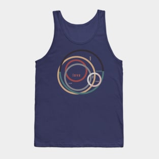 for Love || words & circles Tank Top